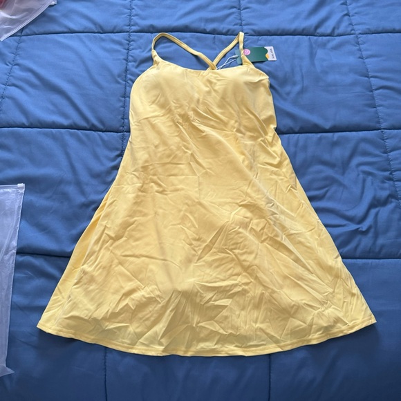 NWT Softlyzero™ Plush Backless Active Dress-Easy Peezy Edition Med. - Picture 3 of 15